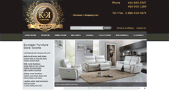 Desktop Screenshot of kamkorfurniture.com